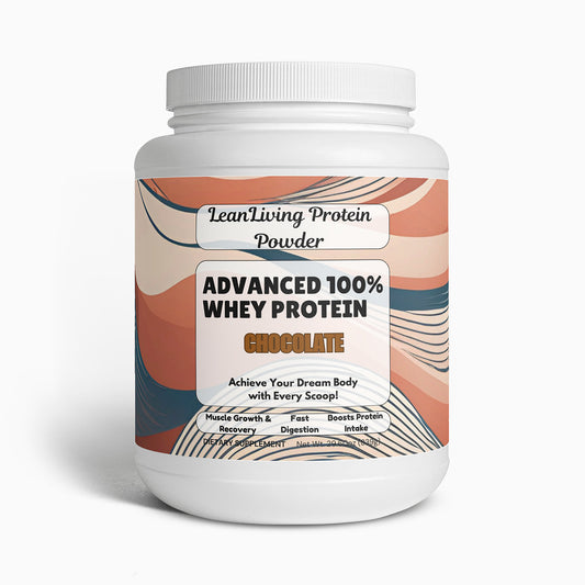 Lean Living 100% Whey Protein Powder  (Chocolate)